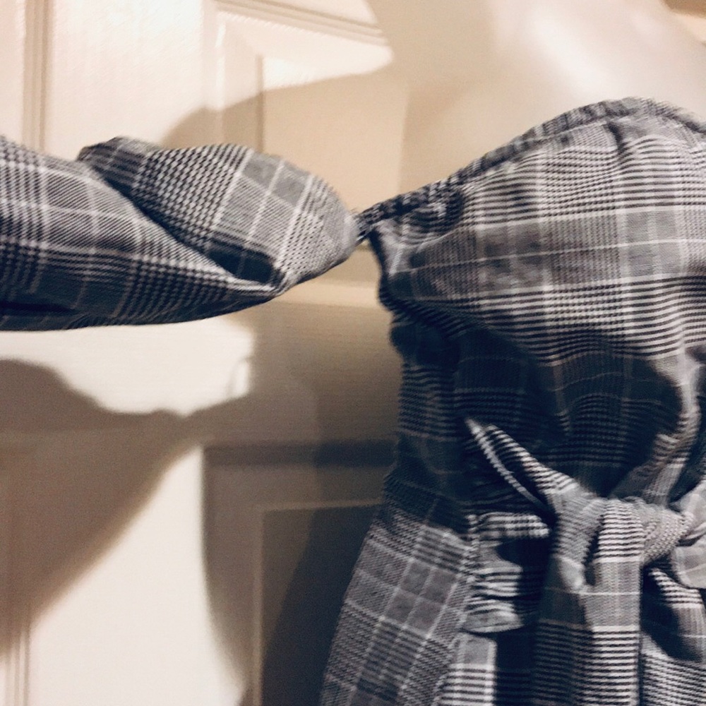 Fashion Nova Black and white Plaid Dress - Picture 3 of 7